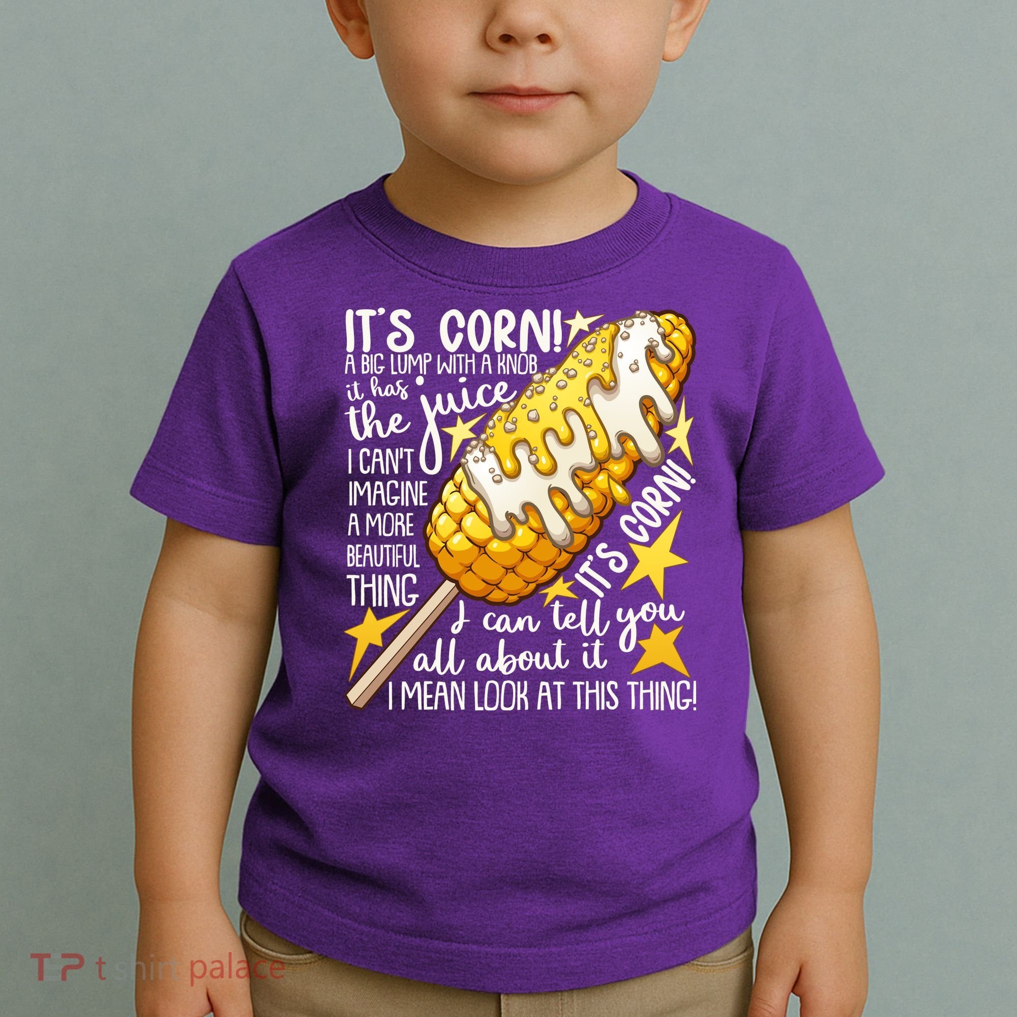 Funny It's Corn A Big Lump With A Knob Meme Toddler T-Shirt