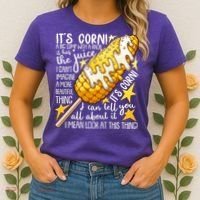Funny It's Corn A Big Lump With A Knob Meme Women's T-Shirt thumb 2