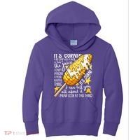 Funny It's Corn A Big Lump With A Knob Meme Kids Hoodie thumb 0