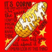 Funny It's Corn A Big Lump With A Knob Meme Santa Hat thumb 1