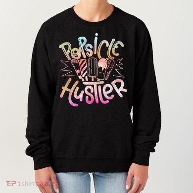 Funny Ice Cream Retro Popsicle Hustler Women's Sweatshirt