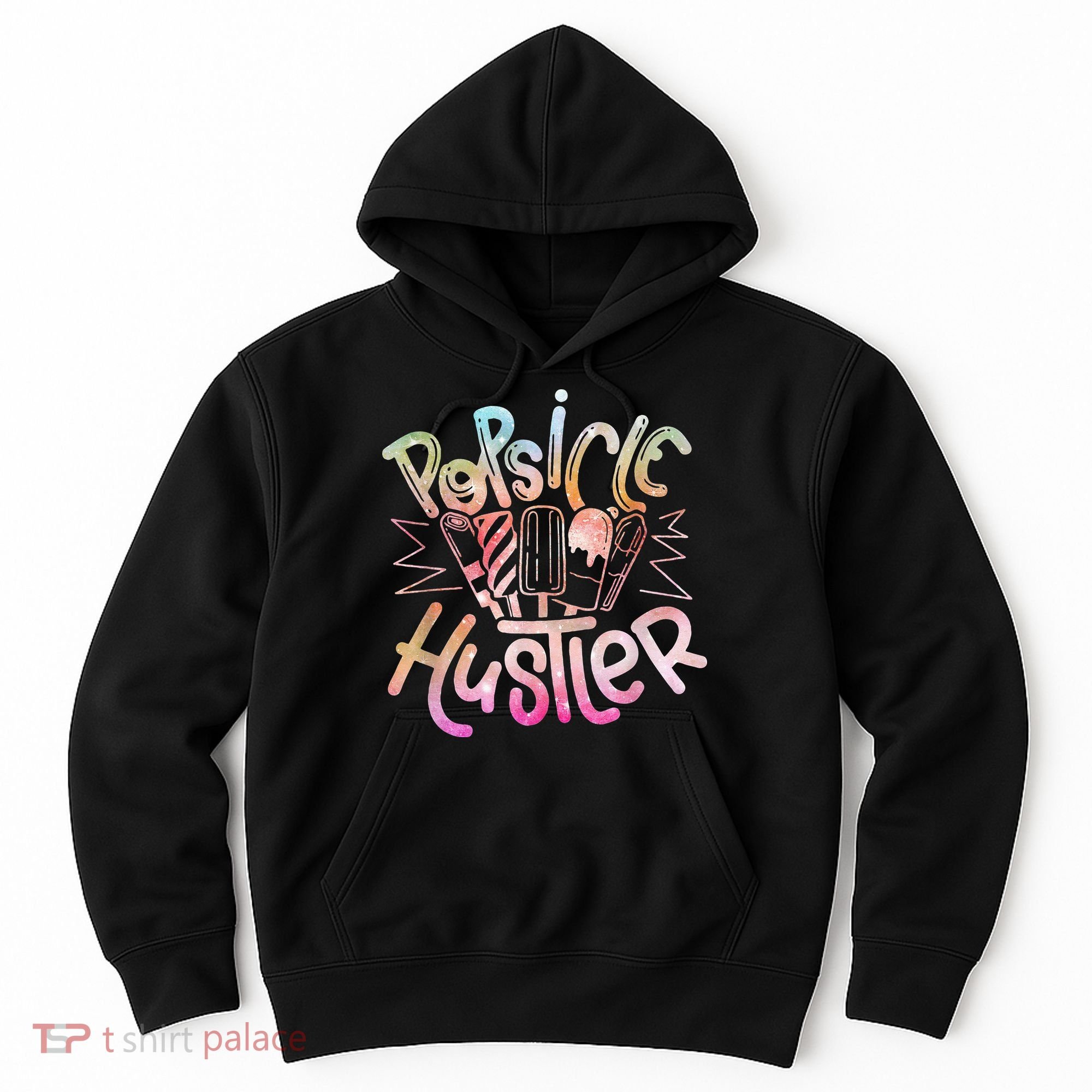 Funny Ice Cream Retro Popsicle Hustler Hoodie