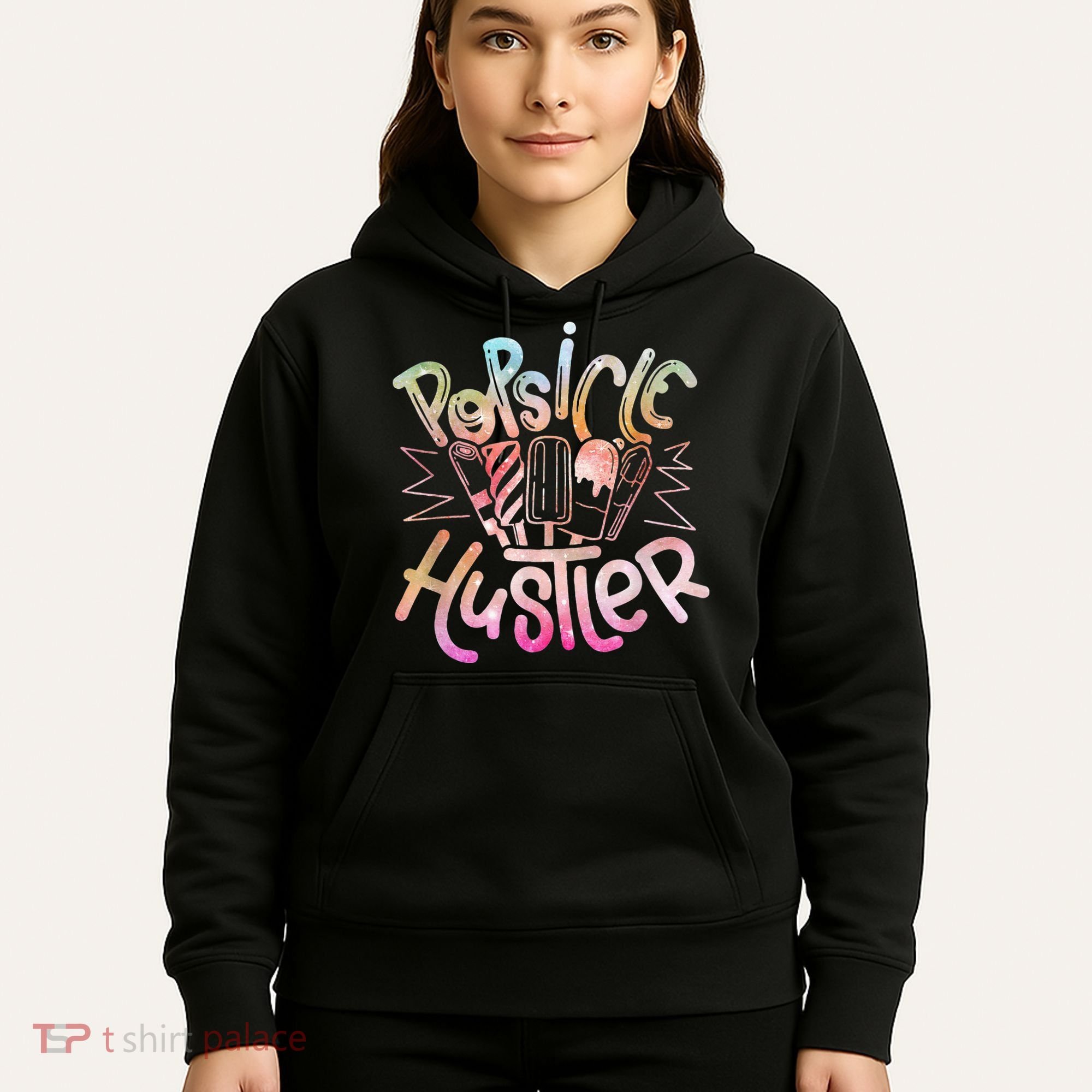 Funny Ice Cream Retro Popsicle Hustler Hoodie