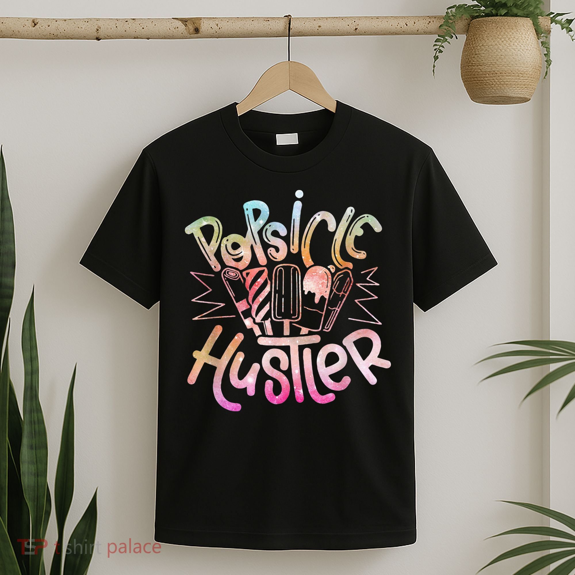 Funny Ice Cream Retro Popsicle Hustler T-Shirt