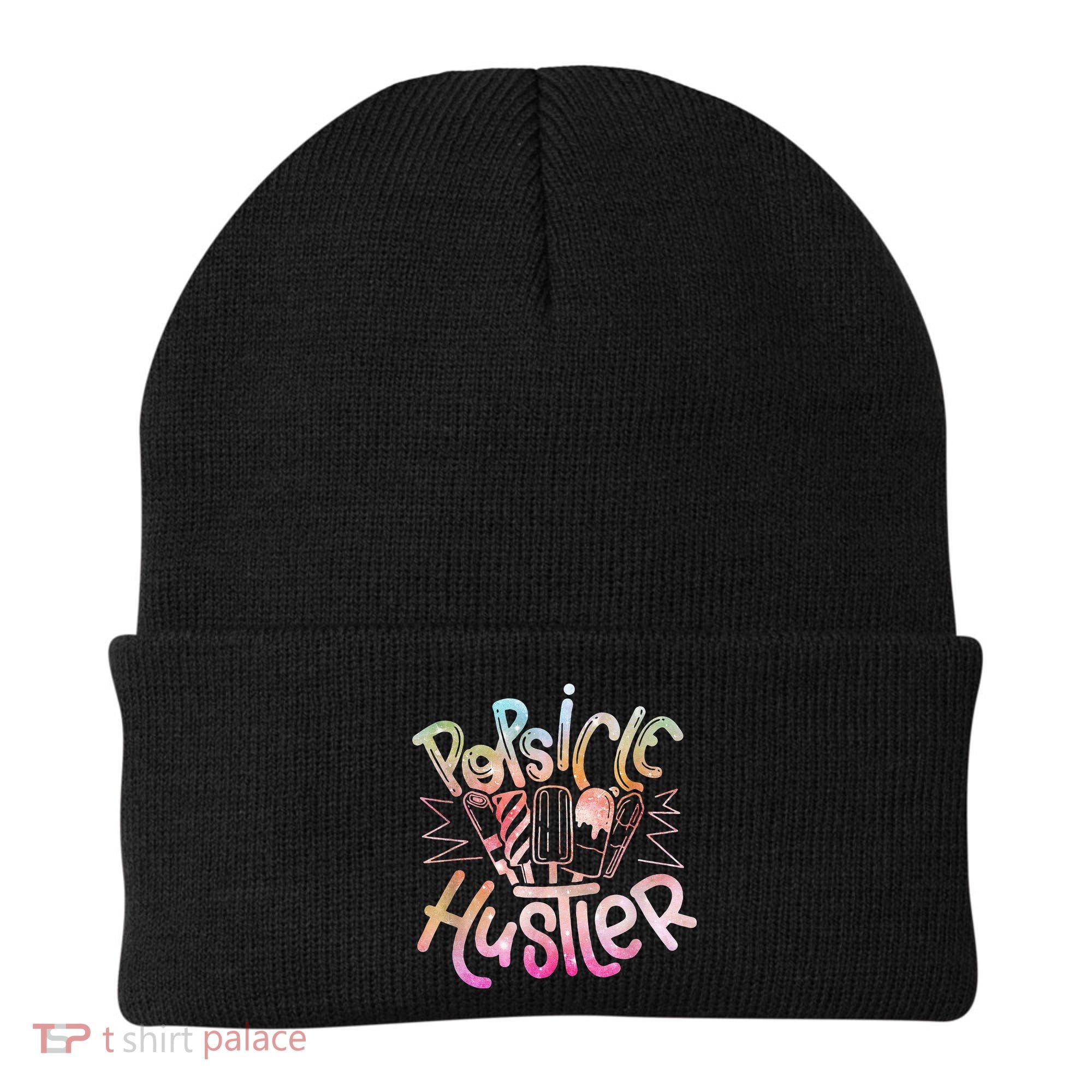 Funny Ice Cream Retro Popsicle Hustler Beanie