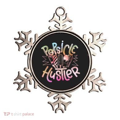 Funny Ice Cream Retro Popsicle Hustler Ornament