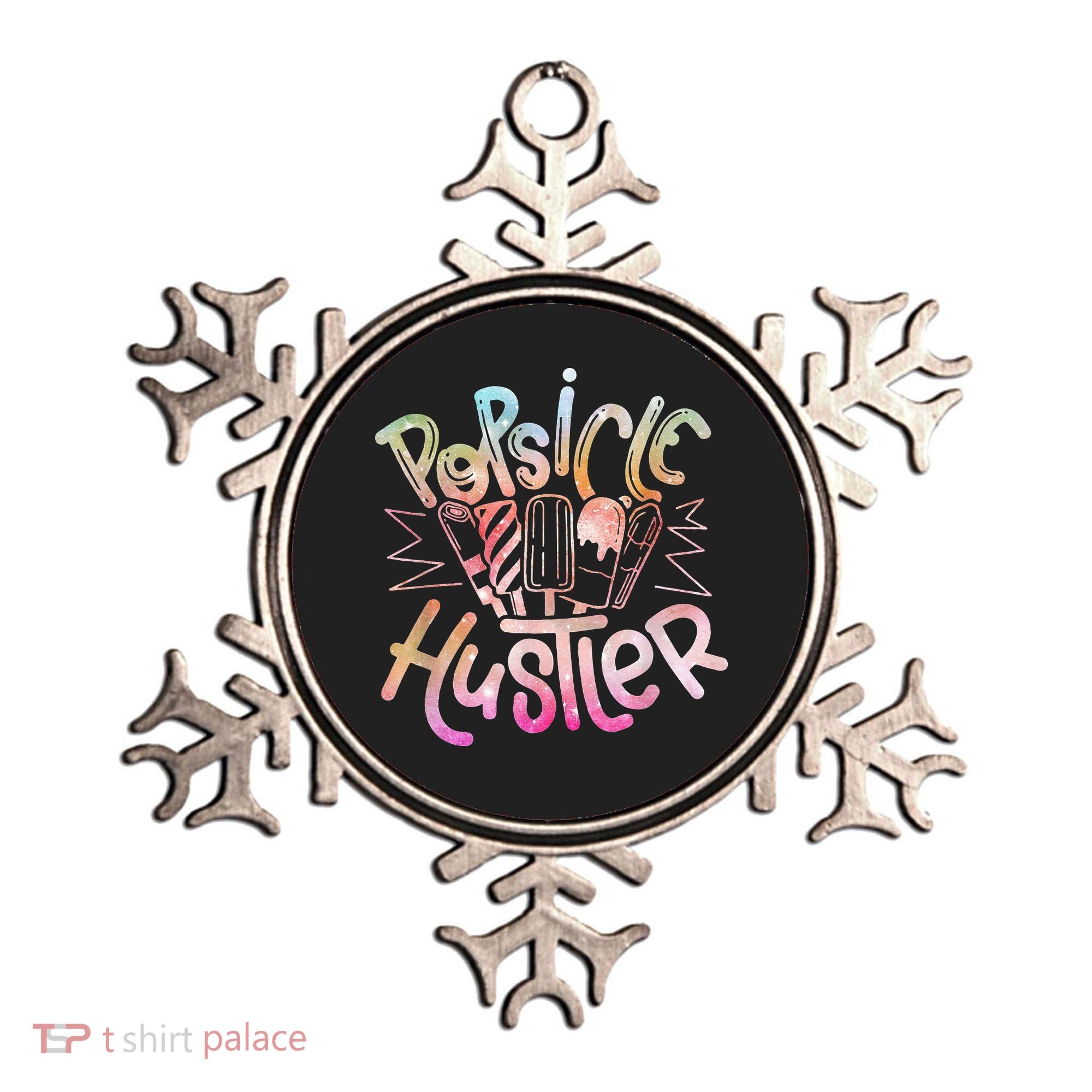 Funny Ice Cream Retro Popsicle Hustler Ornament