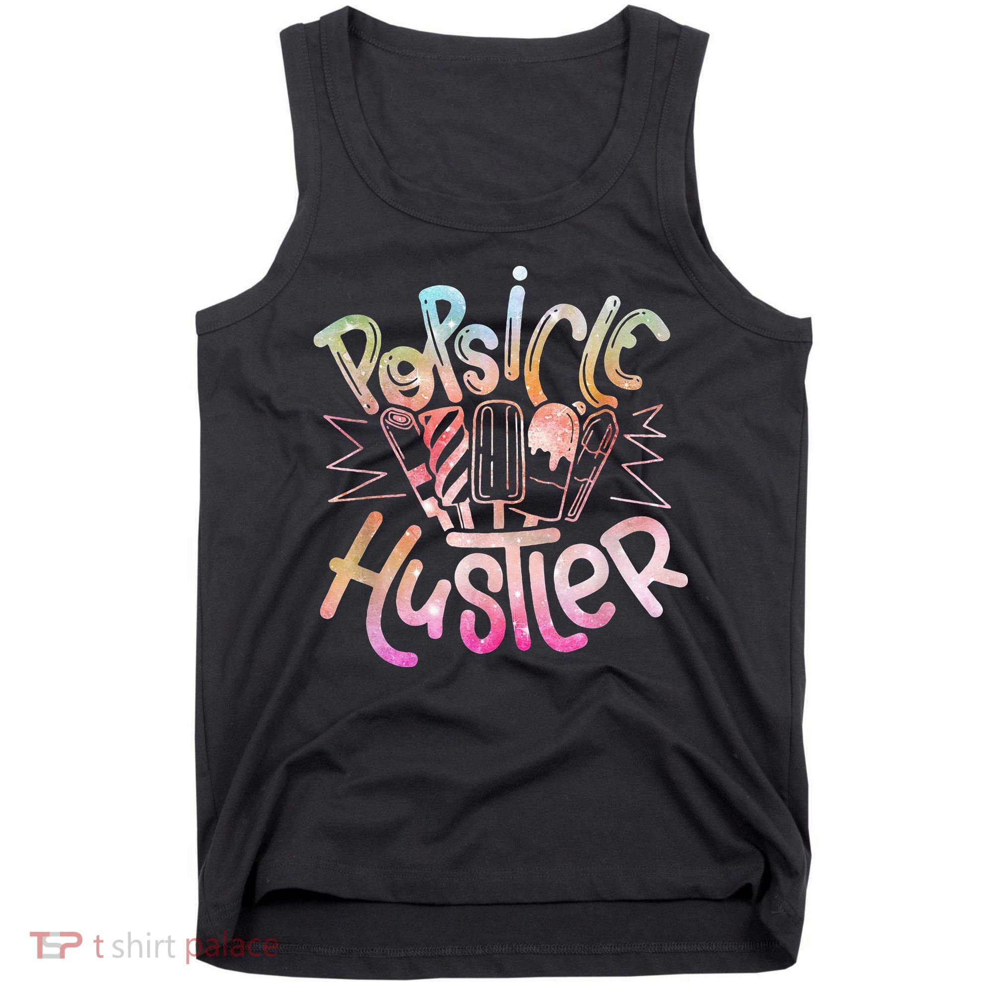 Funny Ice Cream Retro Popsicle Hustler Tank Top