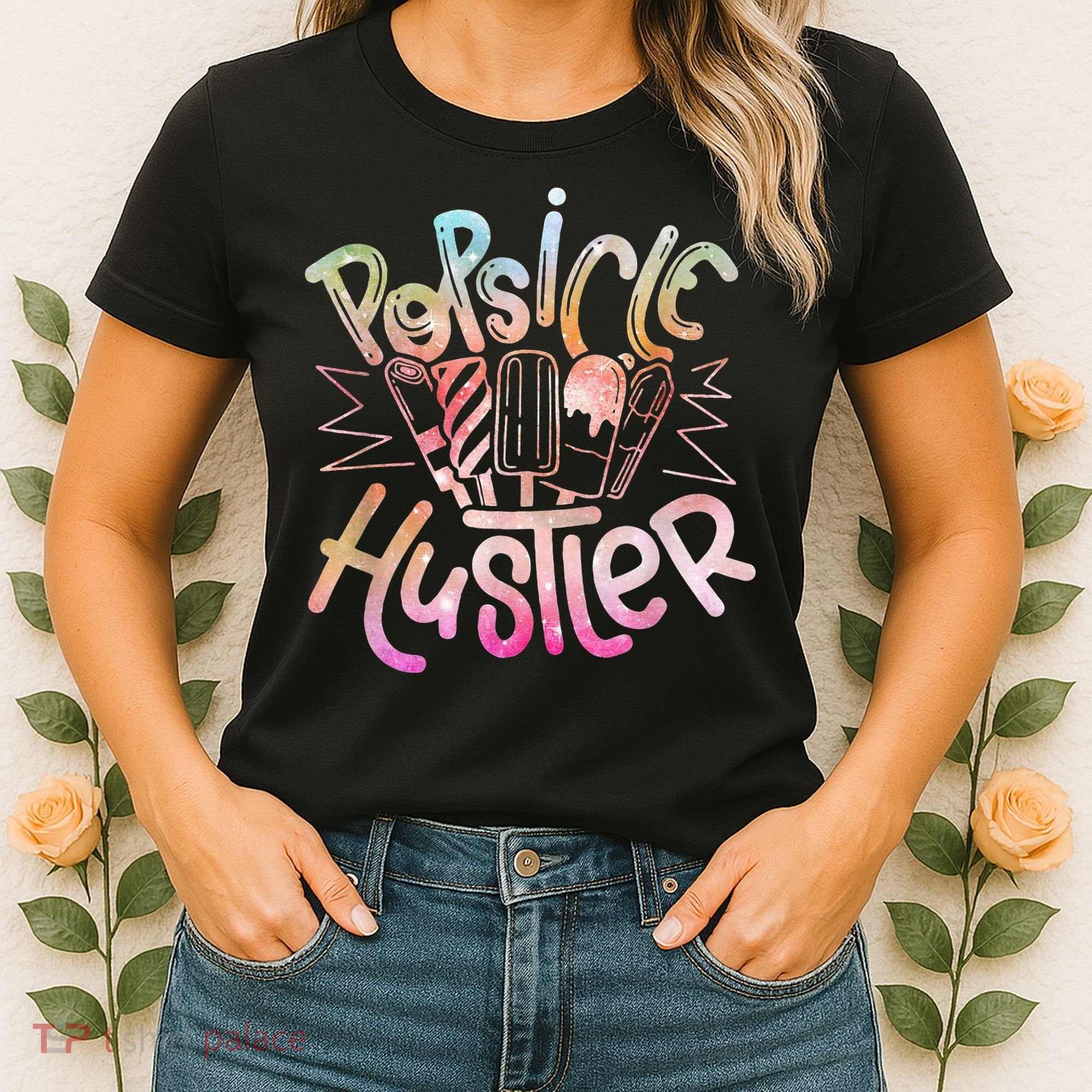 Funny Ice Cream Retro Popsicle Hustler Women's T-Shirt