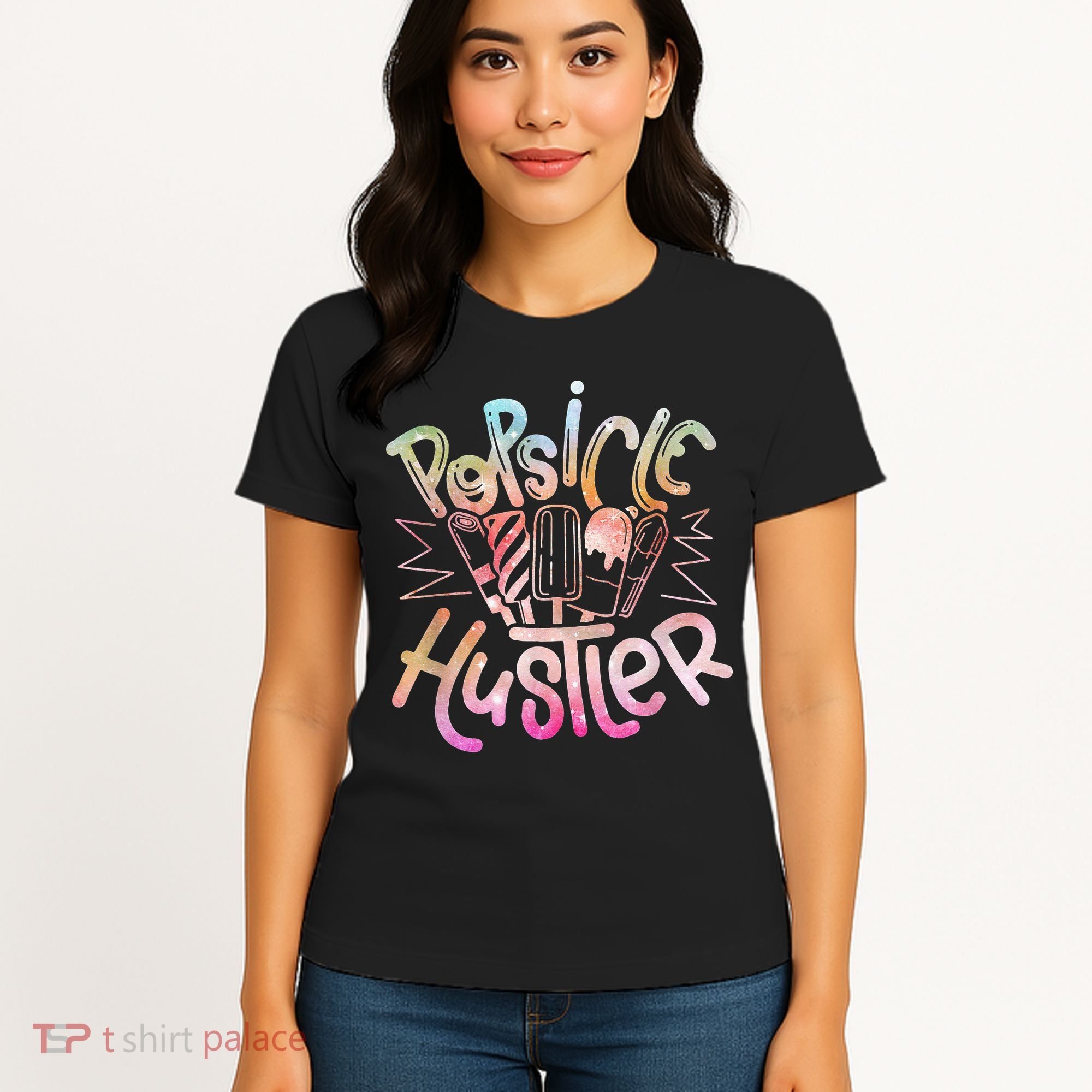 Funny Ice Cream Retro Popsicle Hustler Women's T-Shirt