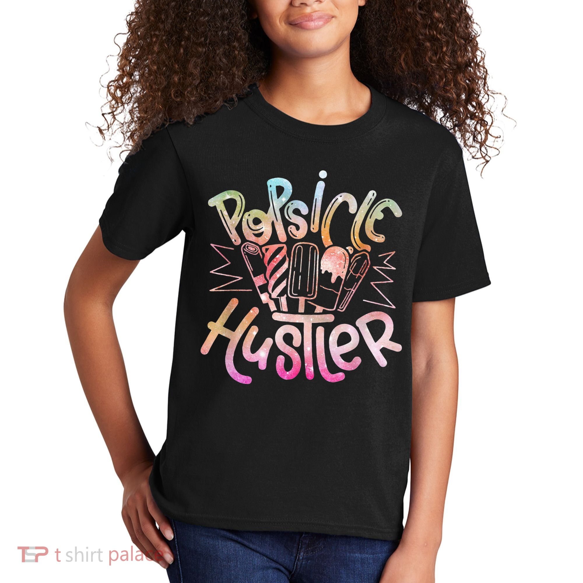 Funny Ice Cream Retro Popsicle Hustler Kids T-Shirt
