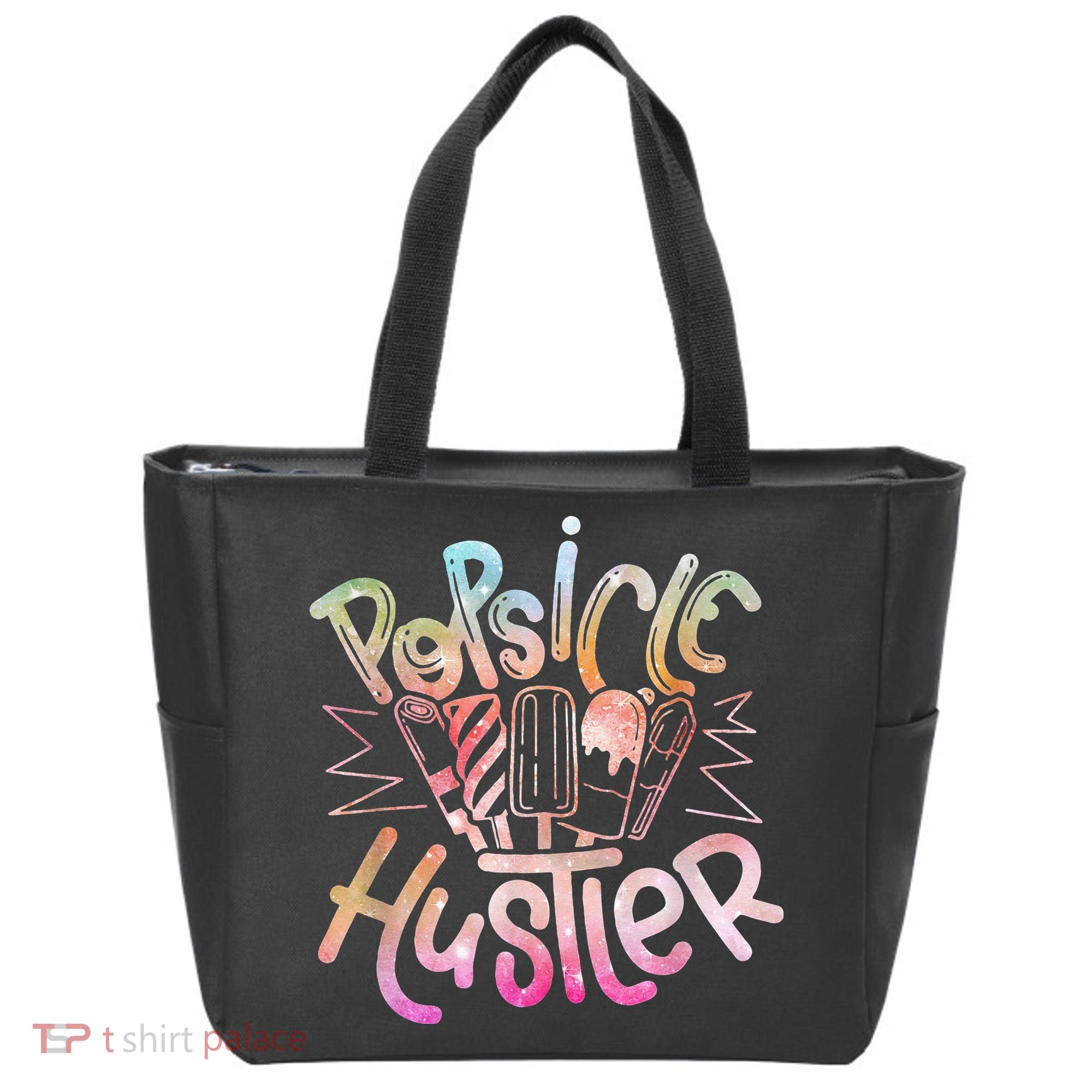 Funny Ice Cream Retro Popsicle Hustler Tote Bag