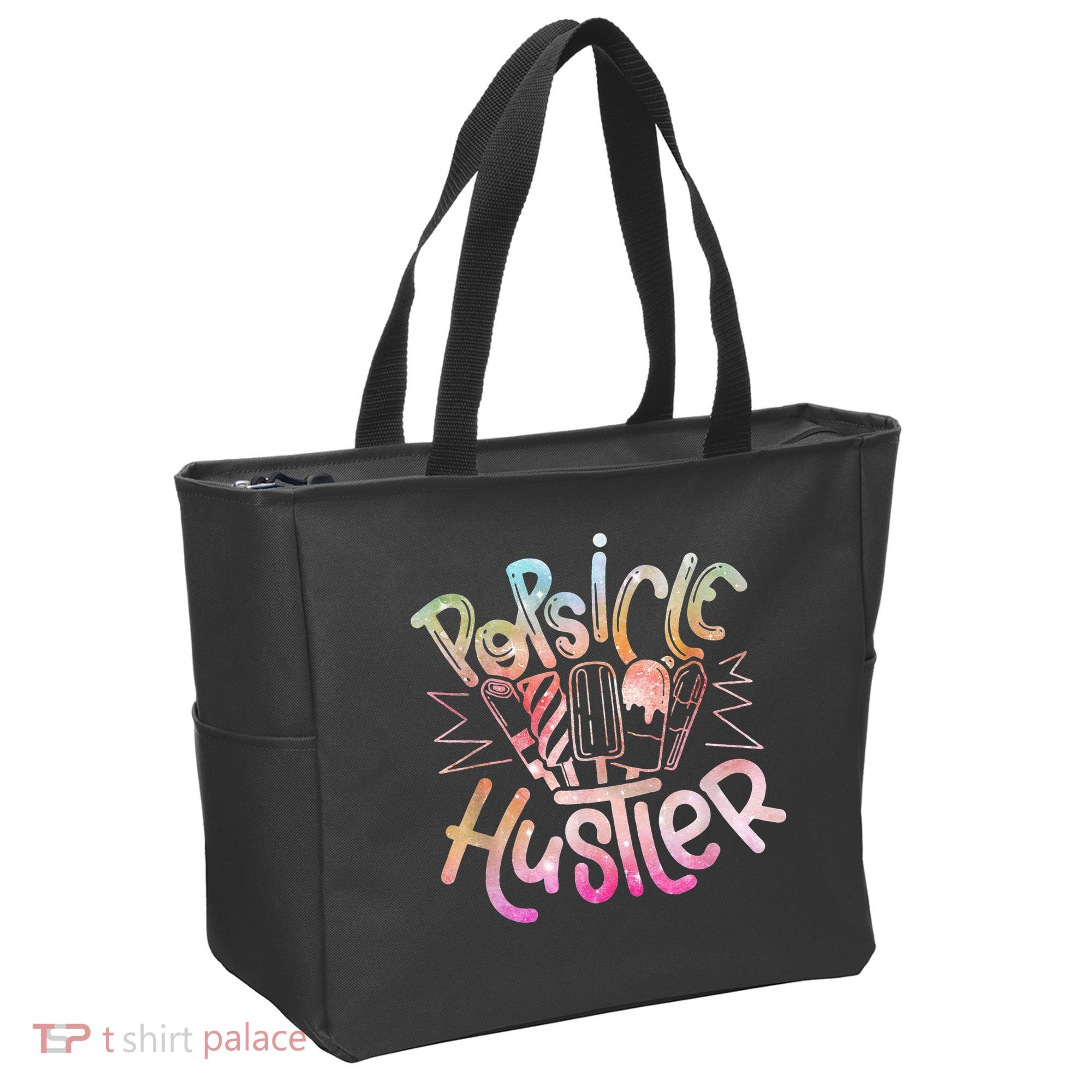 Funny Ice Cream Retro Popsicle Hustler Tote Bag