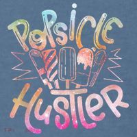 Funny Ice Cream Retro Popsicle Hustler Garment-Dyed Sweatshirt thumb 2