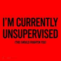 Funny Im Currently Unsupervised This Should Frighten You Santa Hat thumb 1