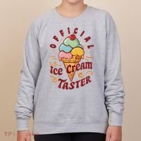 Funny Ice Cream Taster Adult Women's Sweatshirt thumb 0