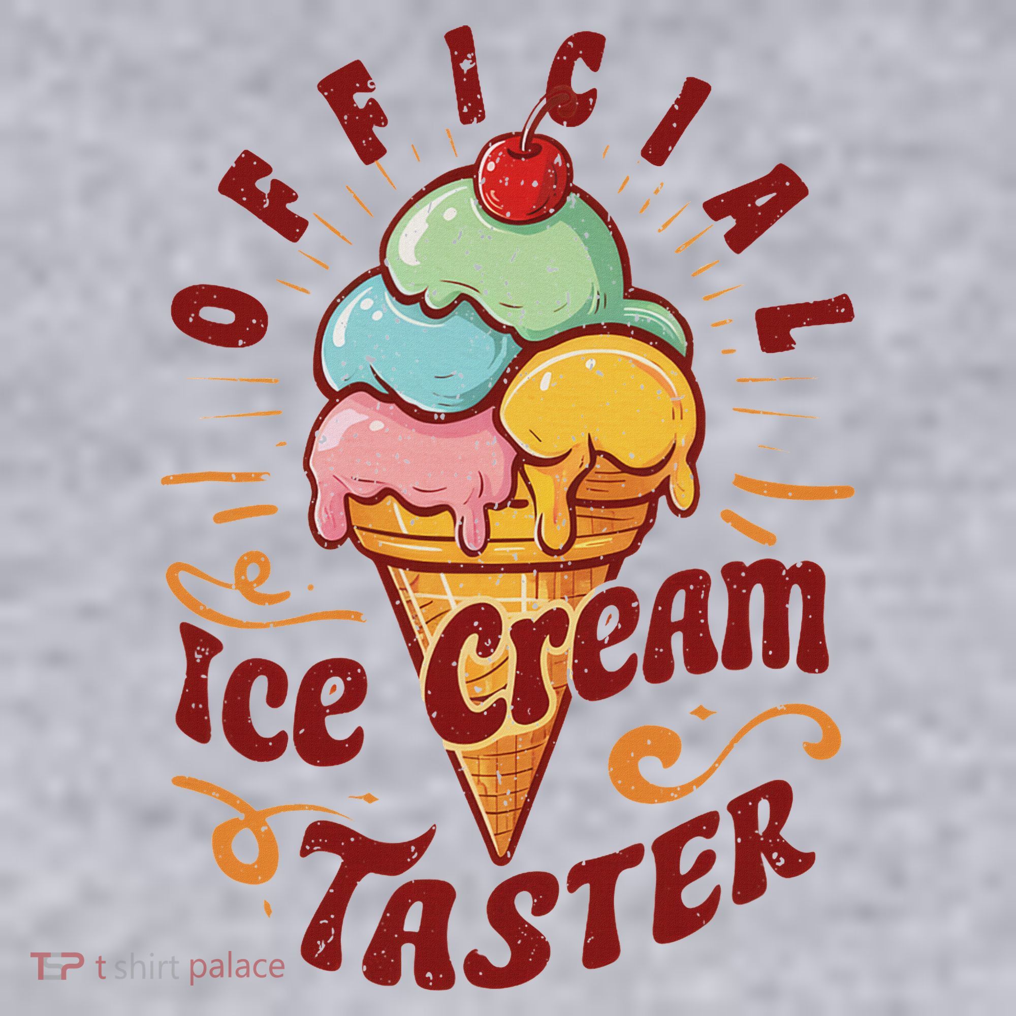 Funny Ice Cream Taster Adult Women's Sweatshirt