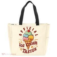 Funny Ice Cream Taster Adult Tote Bag thumb 0