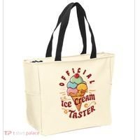 Funny Ice Cream Taster Adult Tote Bag thumb 2