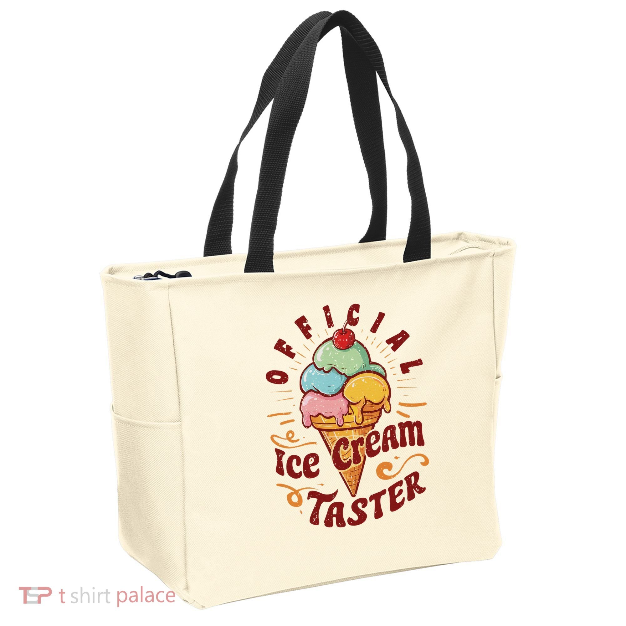 Funny Ice Cream Taster Adult Tote Bag
