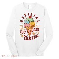 Funny Ice Cream Taster Adult Long Sleeve Shirt thumb 0