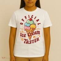 Funny Ice Cream Taster Adult T-Shirt thumb 4