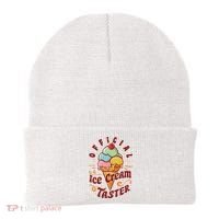 Funny Ice Cream Taster Adult Beanie thumb 0