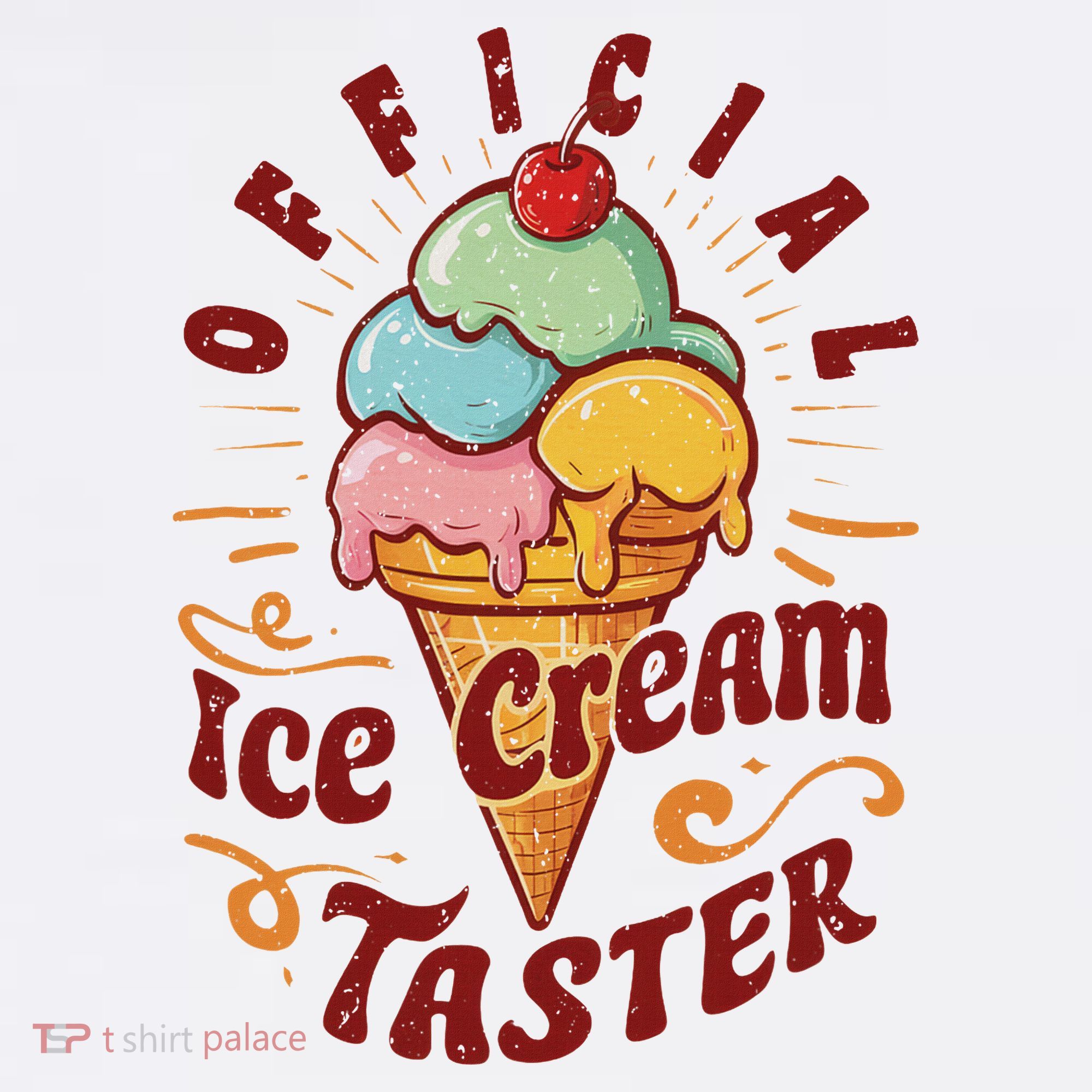 Funny Ice Cream Taster Adult Women's Hoodie