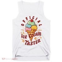 Funny Ice Cream Taster Adult Tank Top thumb 0
