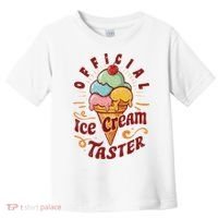 Funny Ice Cream Taster Adult Toddler T-Shirt thumb 0