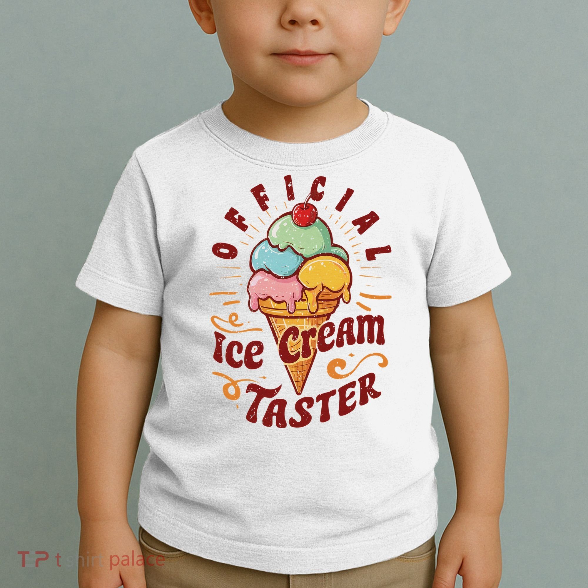 Funny Ice Cream Taster Adult Toddler T-Shirt