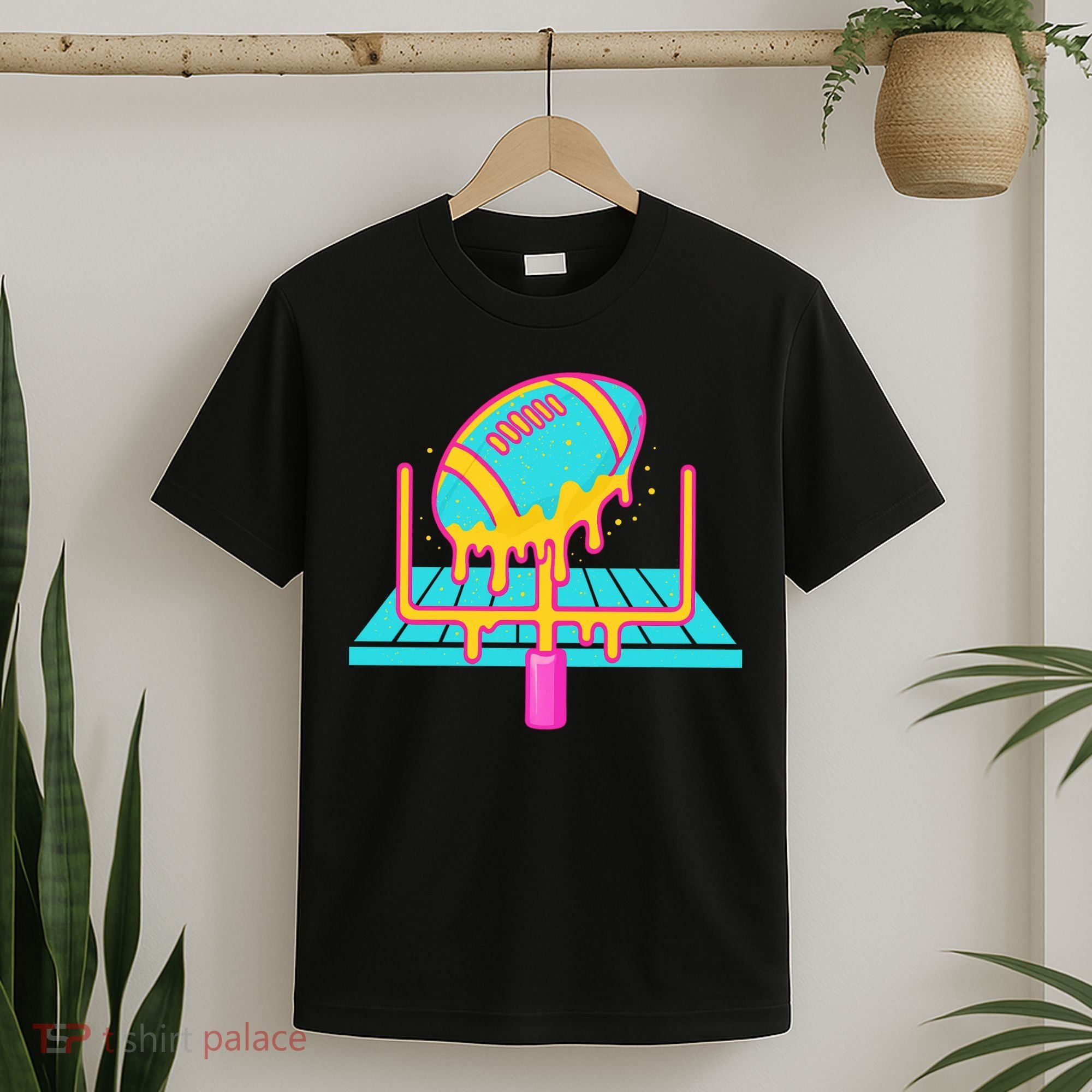 Football Ice Cream Drip T-Shirt