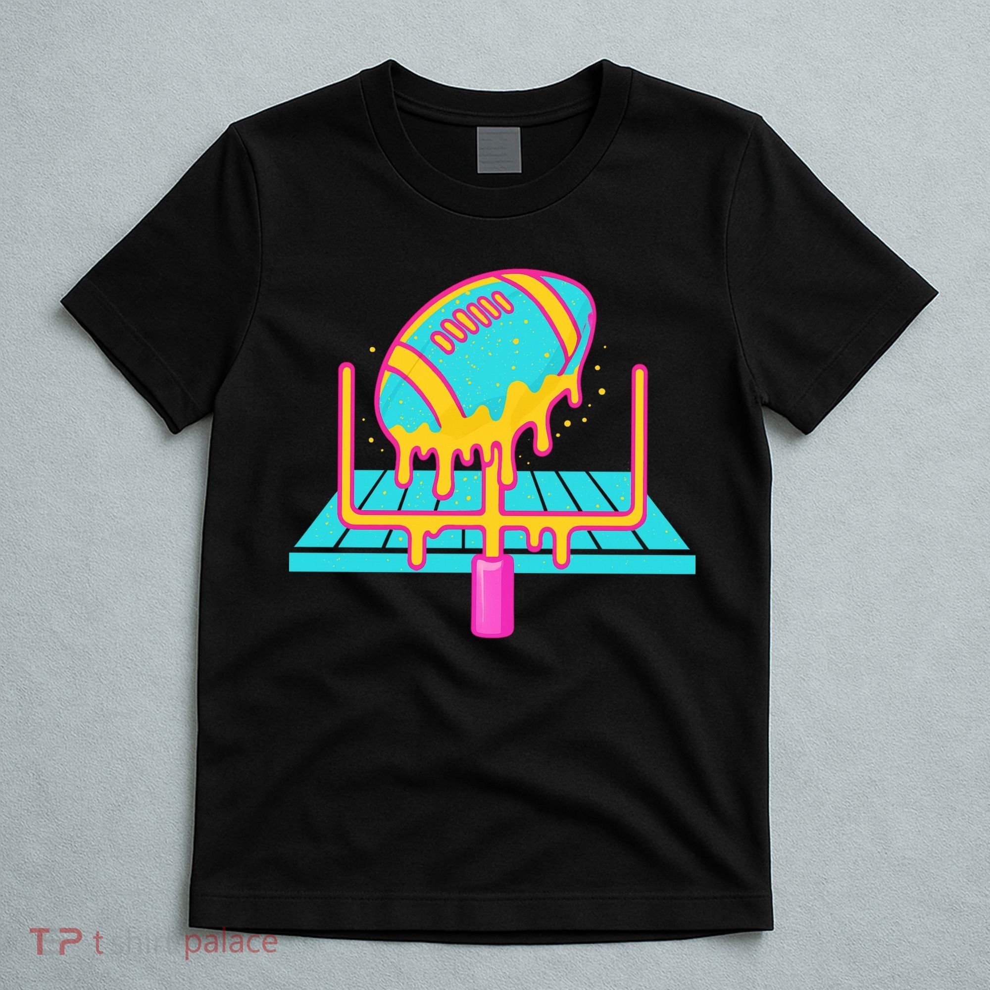 Football Ice Cream Drip T-Shirt