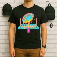 Football Ice Cream Drip T-Shirt thumb 6