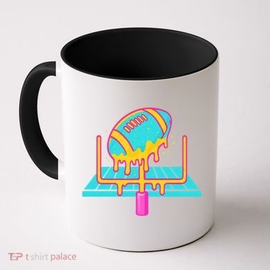 Football Ice Cream Drip Coffee Mug