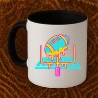 Football Ice Cream Drip Coffee Mug thumb 2