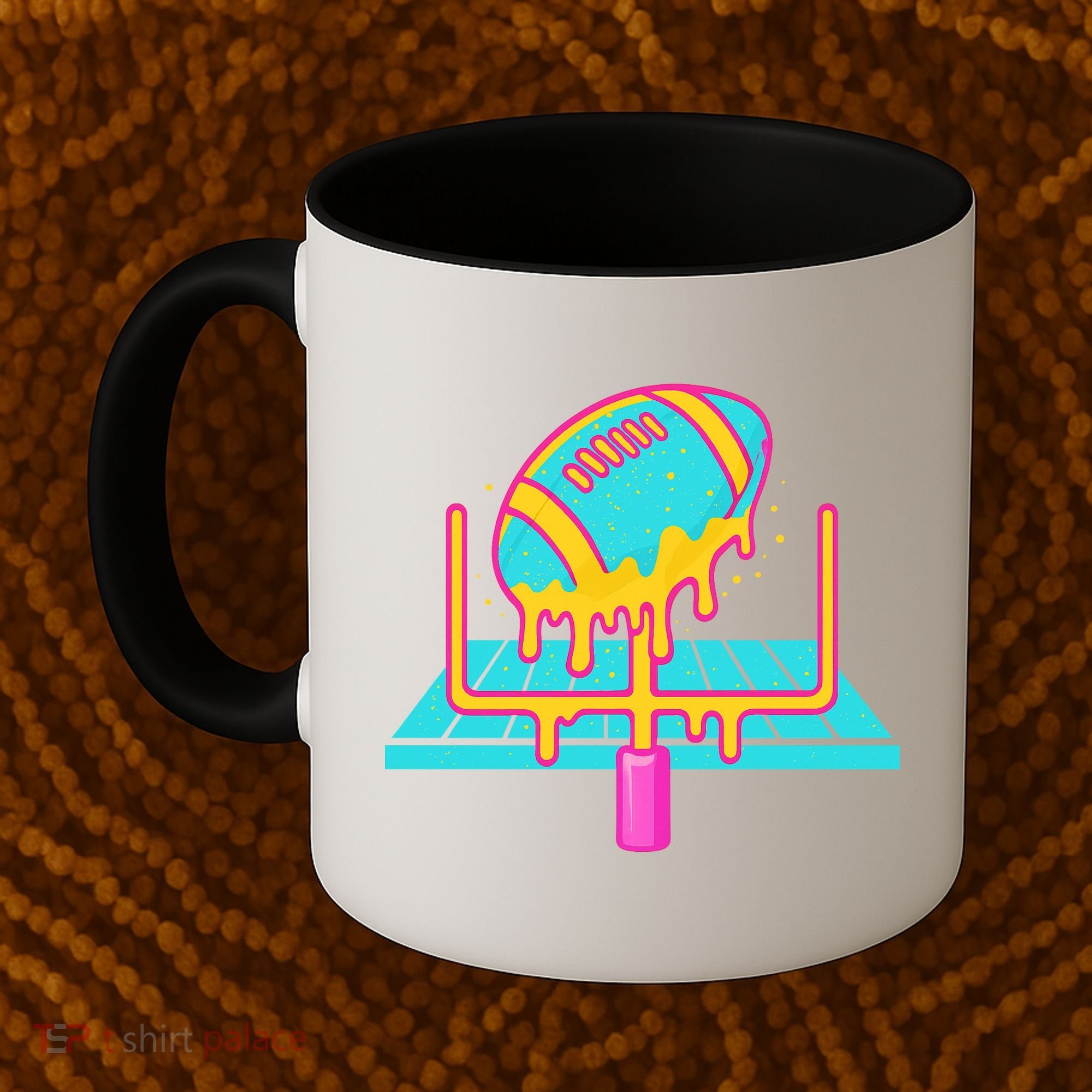 Football Ice Cream Drip Coffee Mug
