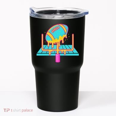 Football Ice Cream Drip Tumbler