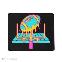 Football Ice Cream Drip Mousepad thumb 0