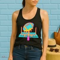 Football Ice Cream Drip Women's Tank Top thumb 2