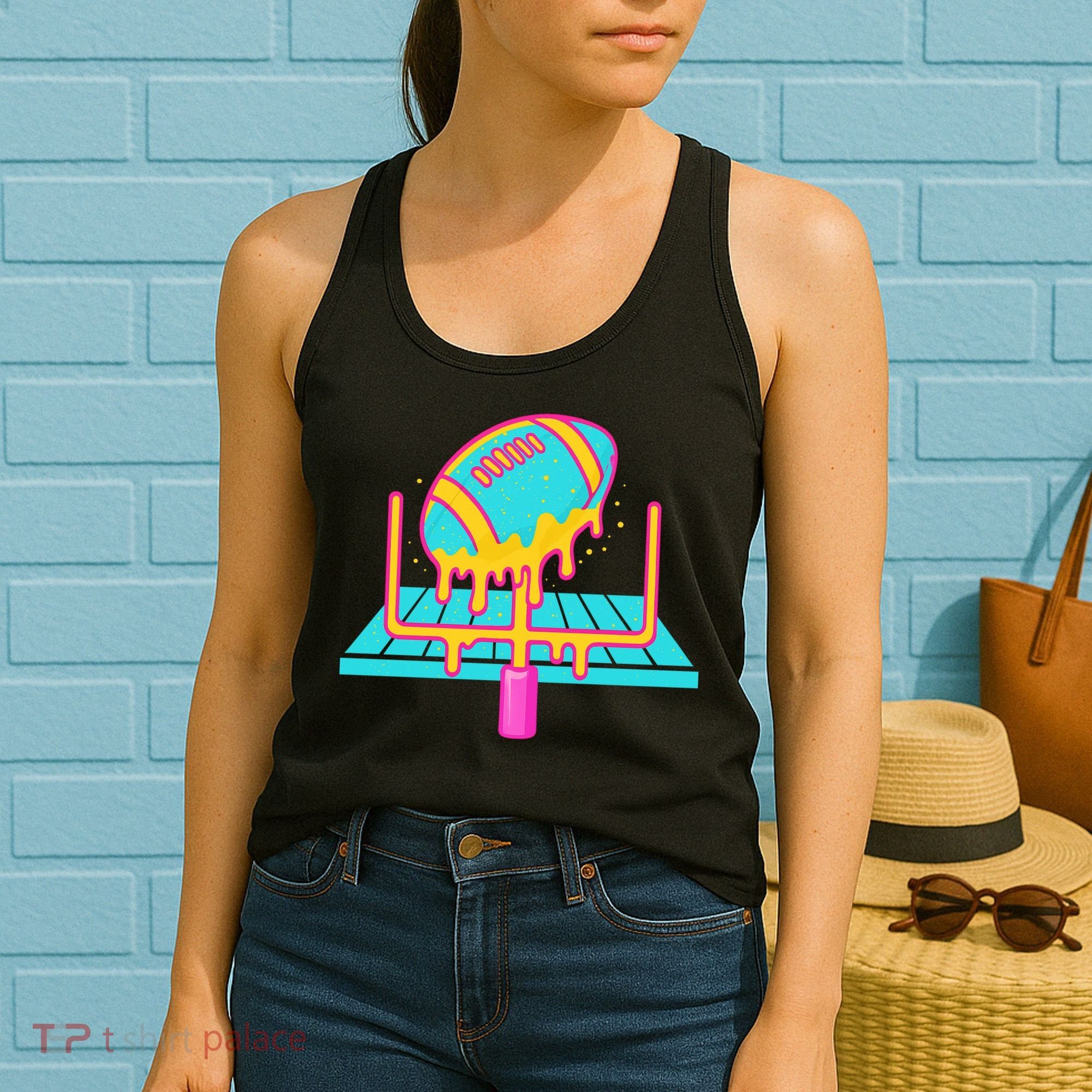 Football Ice Cream Drip Women's Tank Top