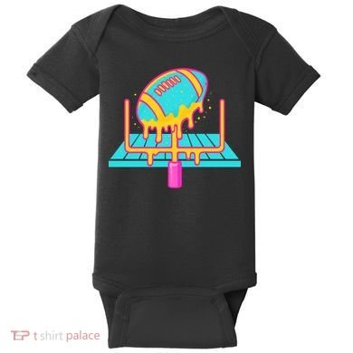 Football Ice Cream Drip Baby Bodysuit