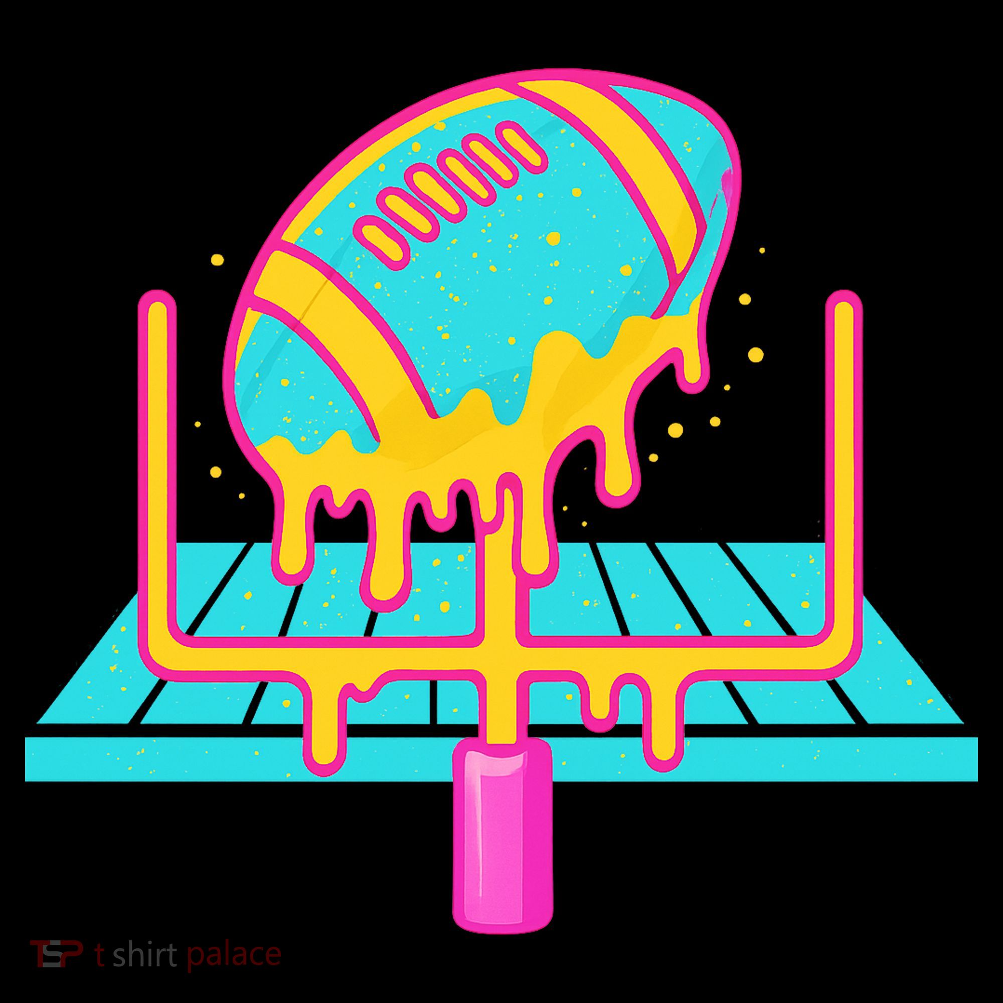 Football Ice Cream Drip Baby Bodysuit