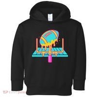 Football Ice Cream Drip Toddler Hoodie thumb 0