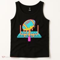 Football Ice Cream Drip Tank Top thumb 2