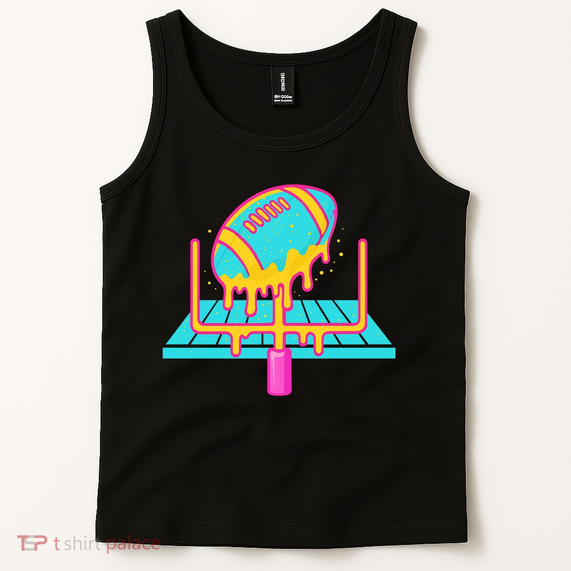 Football Ice Cream Drip Tank Top