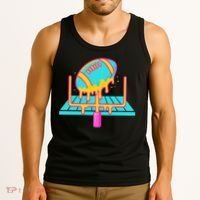 Football Ice Cream Drip Tank Top thumb 3