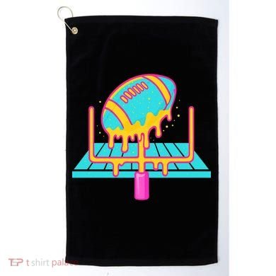Football Ice Cream Drip Golf Towel
