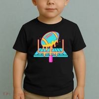 Football Ice Cream Drip Toddler T-Shirt thumb 2