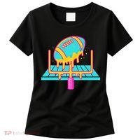 Football Ice Cream Drip Women's T-Shirt thumb 0